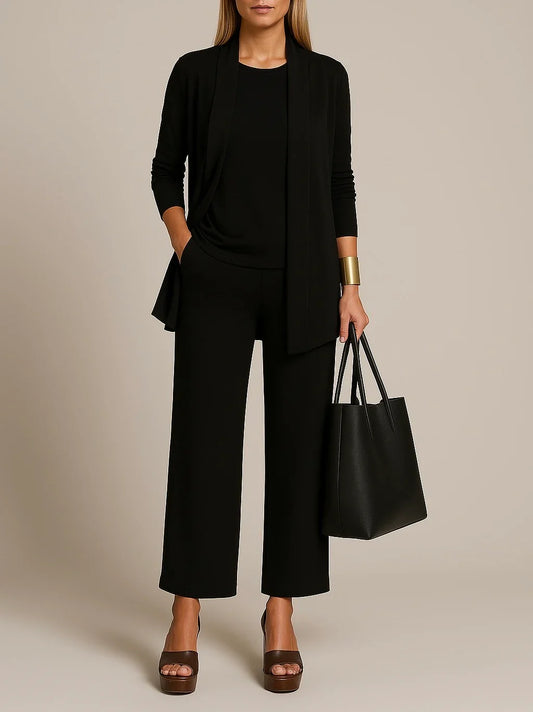 Stilvoller und raffinierter 3-teiliger Anzug