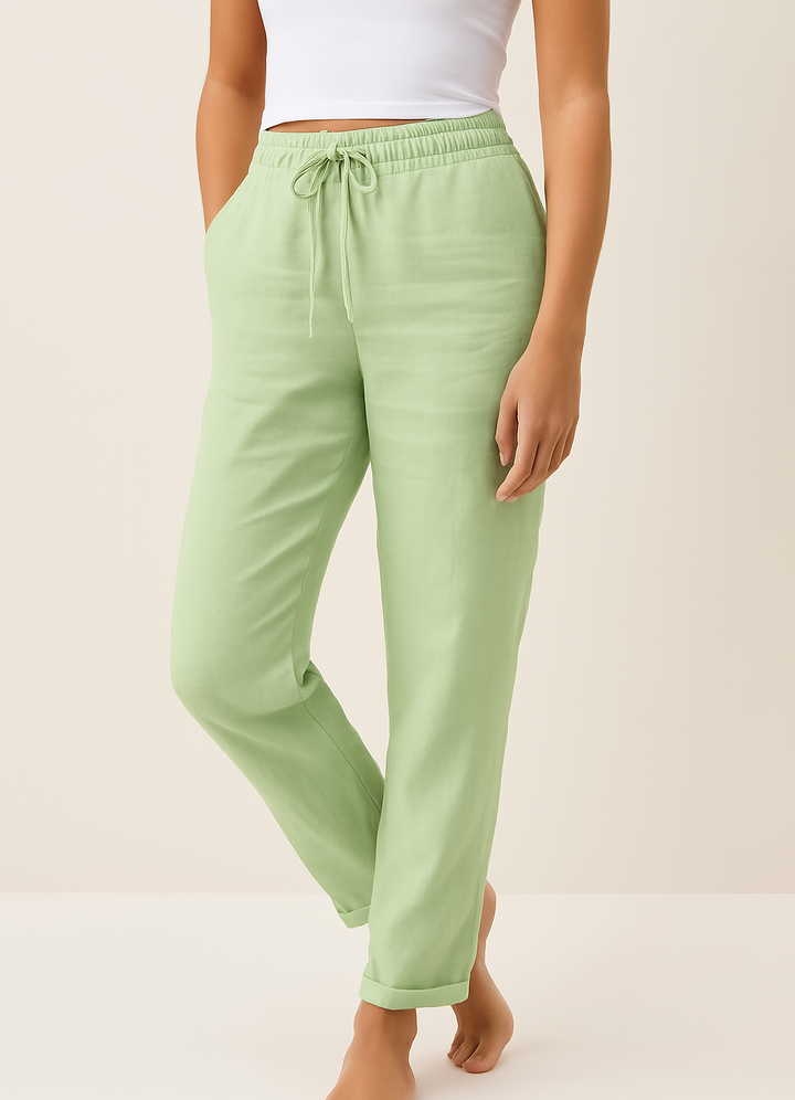 Leinen-Mix-Hose Mühelose Eleganz für jeden Anlass