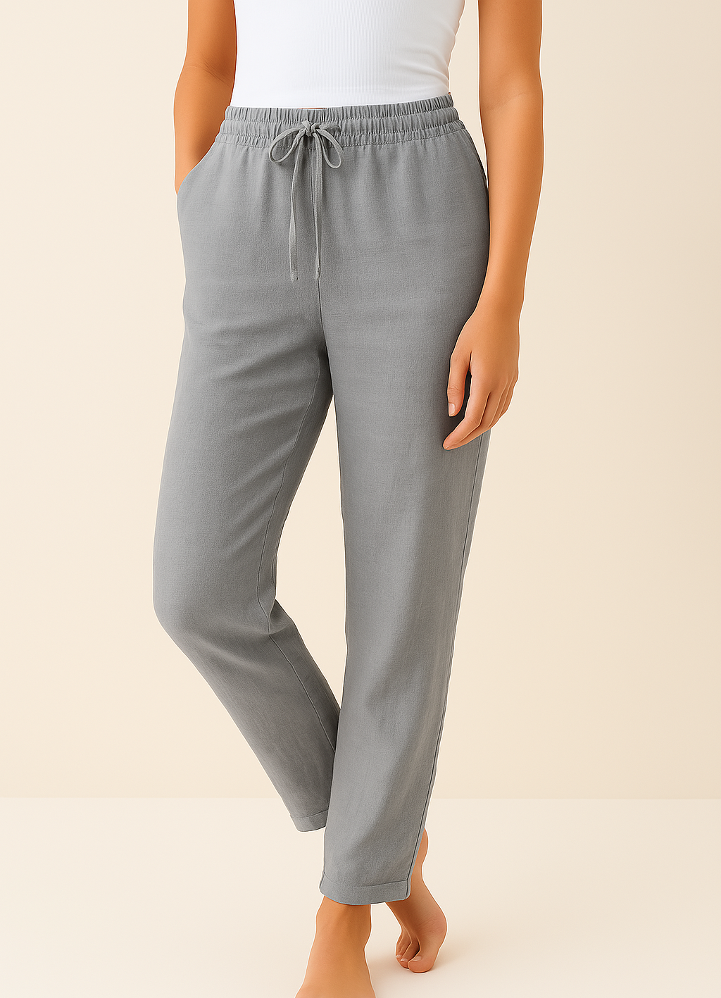 Leinen-Mix-Hose Mühelose Eleganz für jeden Anlass