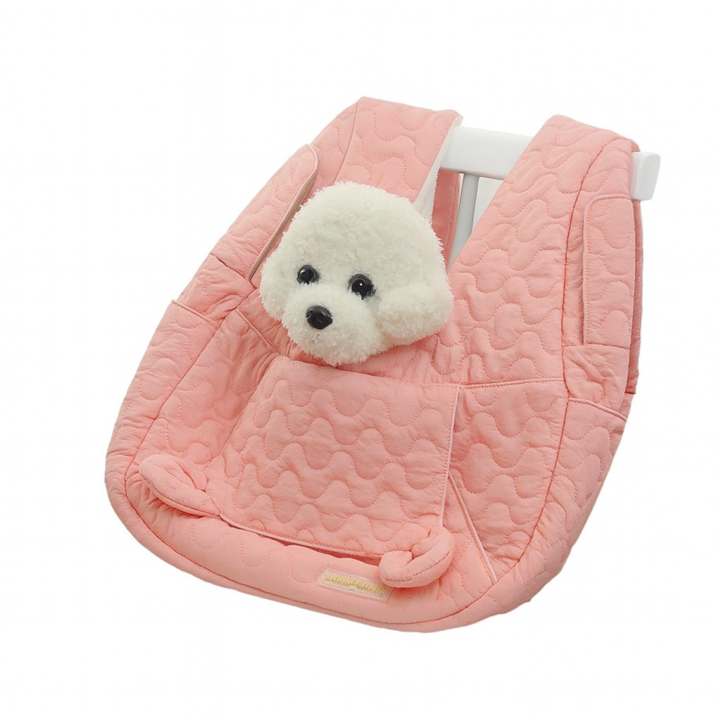 Komfortable Hundetragetasche mit Stauraum