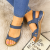 Orthopädische Sandalen mit verstellbarem Riemen und offener Zehenpartie
