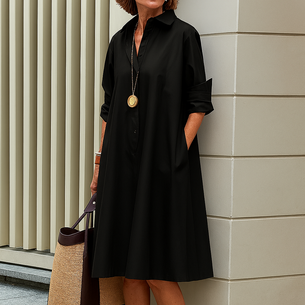 Zeitloser minimalistischer Stil für mühelos elegantes Kleid