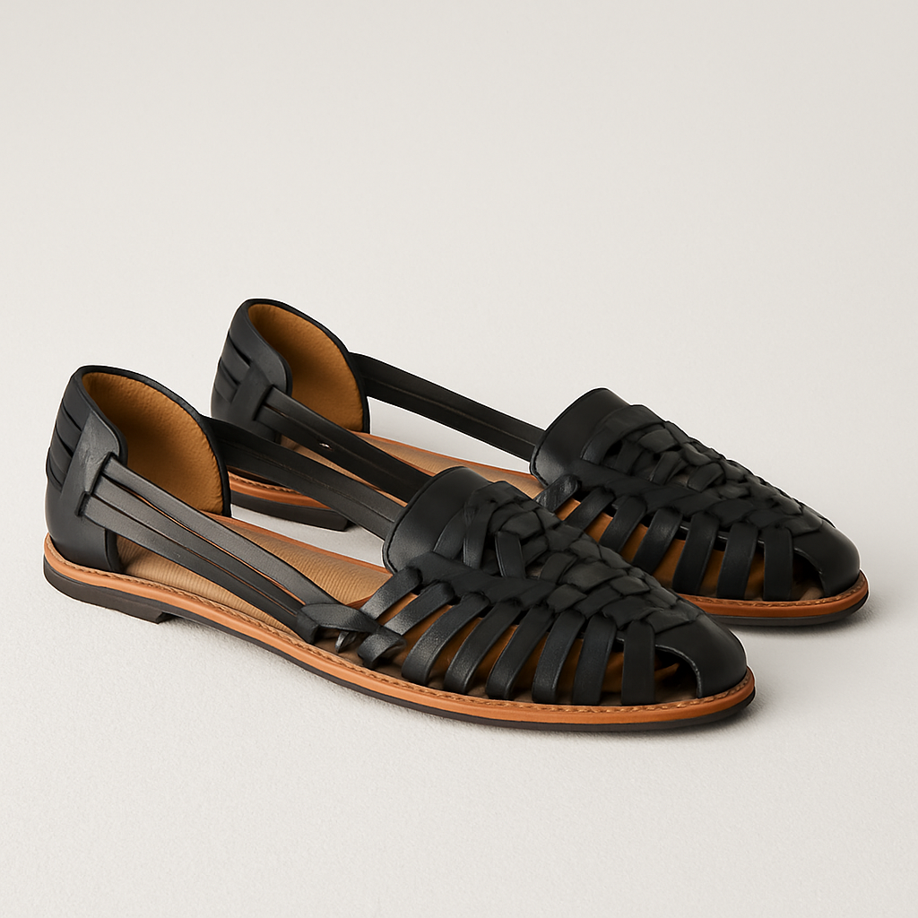 Riemchen-Slingback-Sandalen mit geschlossener Spitze für Damen