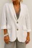 Leinenblazer im Relaxed Fit für Damen