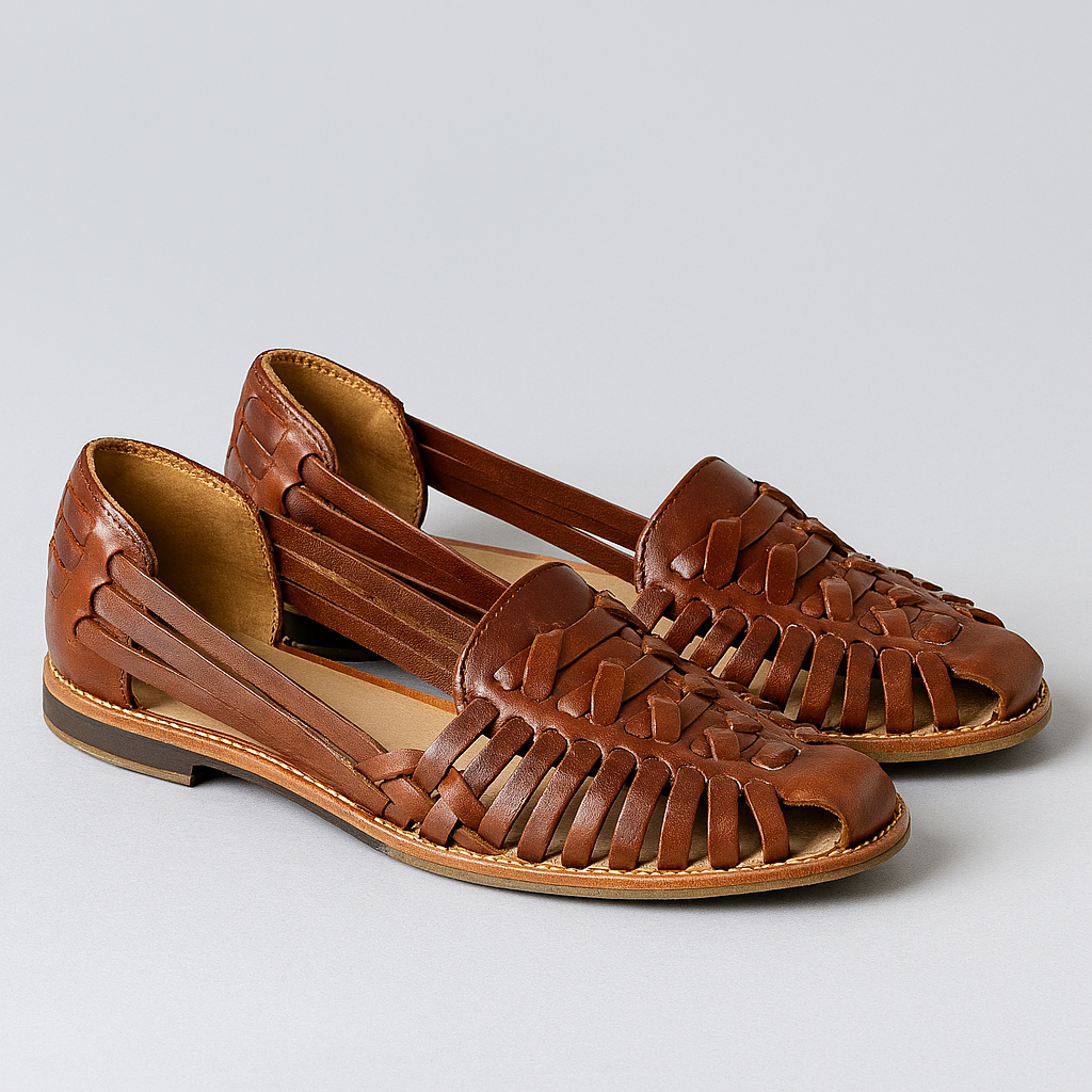 Riemchen-Slingback-Sandalen mit geschlossener Spitze für Damen