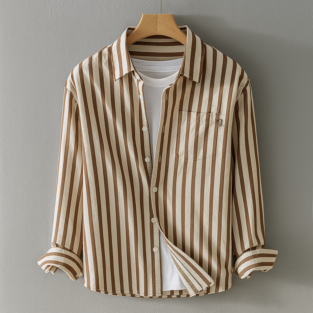 Lässiger Langarmstil mit Brusttasche