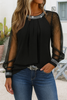 Pailletten-Mesh-Top