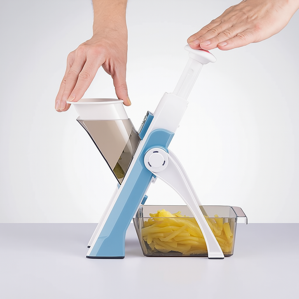 Gemüseschneider-Reibe aus Edelstahl