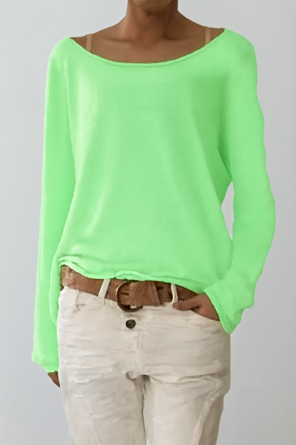 Schlichtes langärmliges T-Shirt