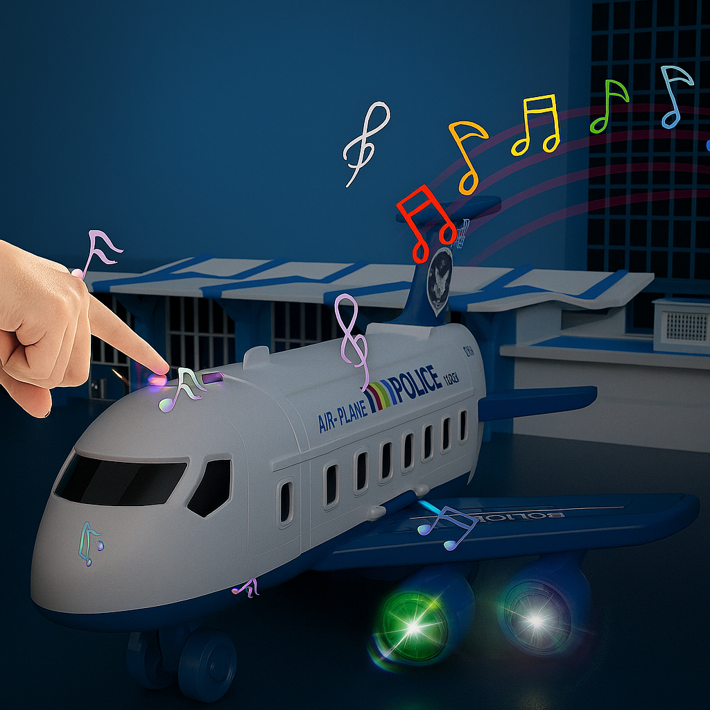 Abenteuerliches Flugzeug-Spielset für Kinder