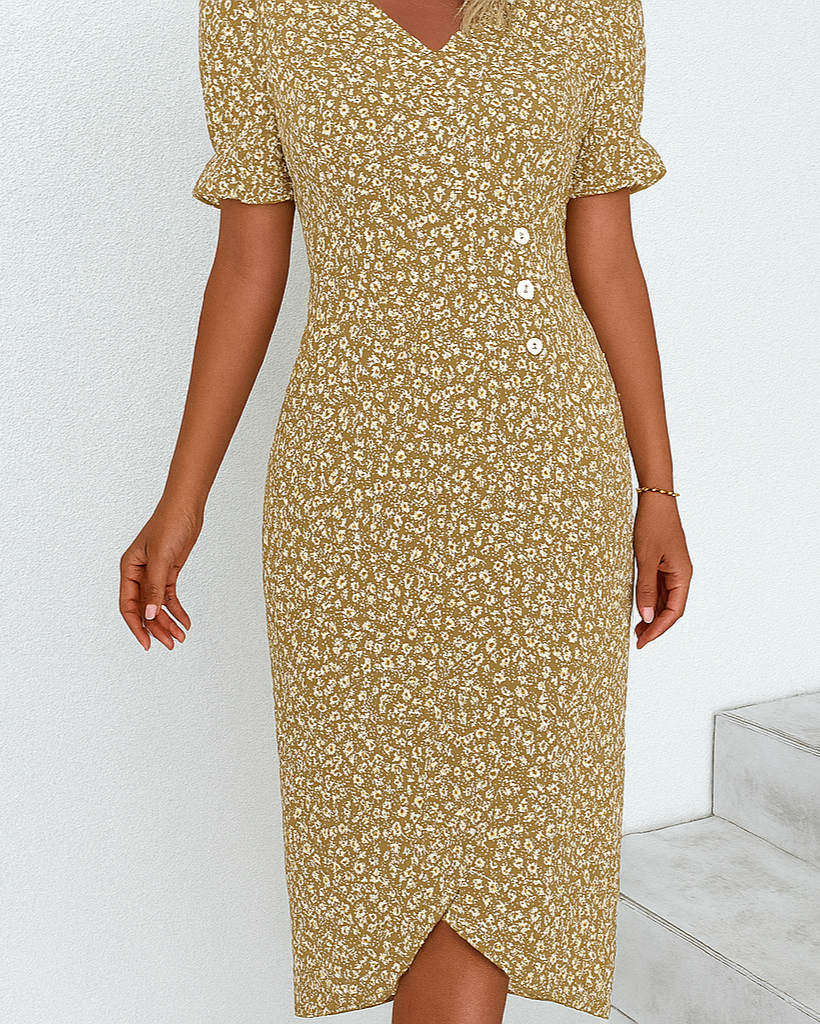 Leichtes Maxikleid aus Baumwollmischung für Damen