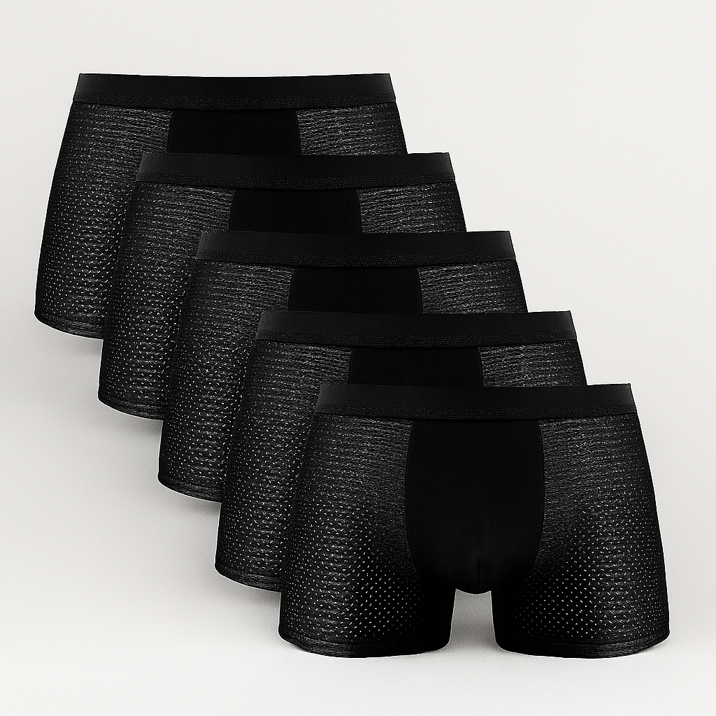 Herren Mesh-Boxershorts 5er-Pack