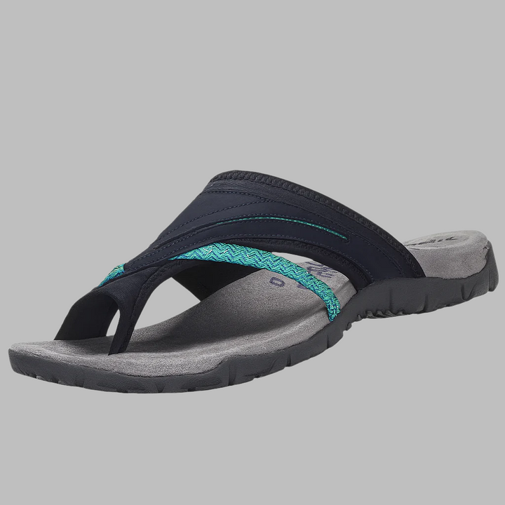 Bequeme Flip-Flops mit Kreuzriemen