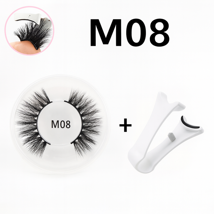 Wiederverwendbares magnetisches Wimpern- und Pinzettenset