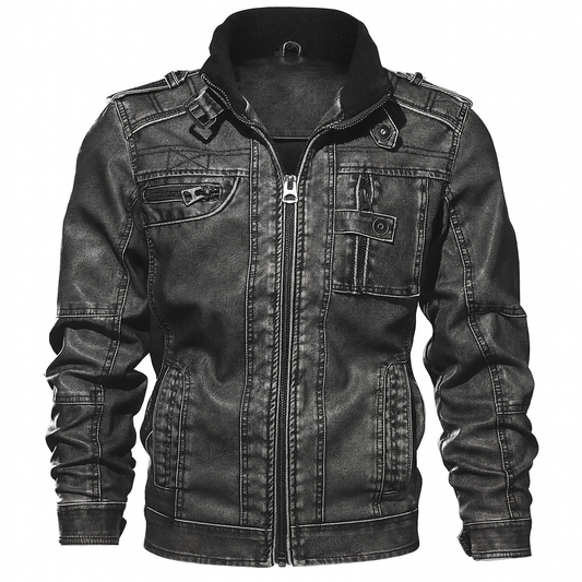 Premium-Motorrad-Lederjacke für Herren