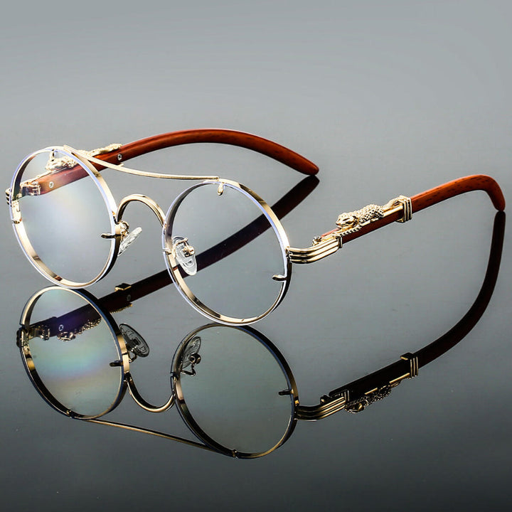 Retro-Sonnenbrille aus Metall