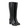 Elegante Stiefel mit Absatz und Reißverschluss