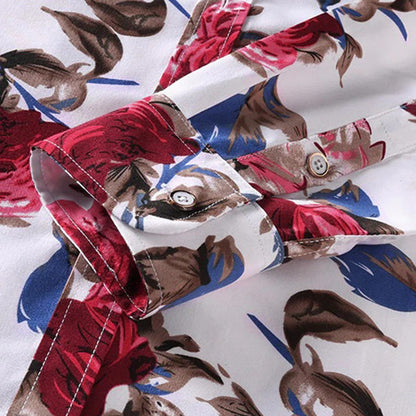 Lässiges bedrucktes Hemd für Herren