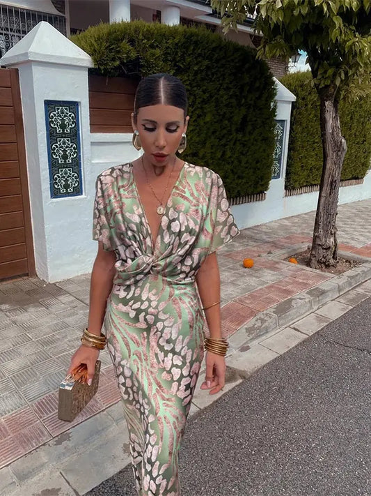 Elegantes Wickelkleid für Damen