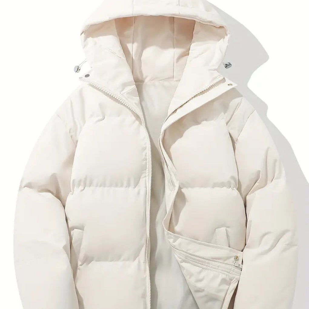 Trendige Steppjacke mit Kapuze für die kalte Tage