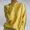 Klassischer Damen-Rollkragenpullover aus 100 % Wolle