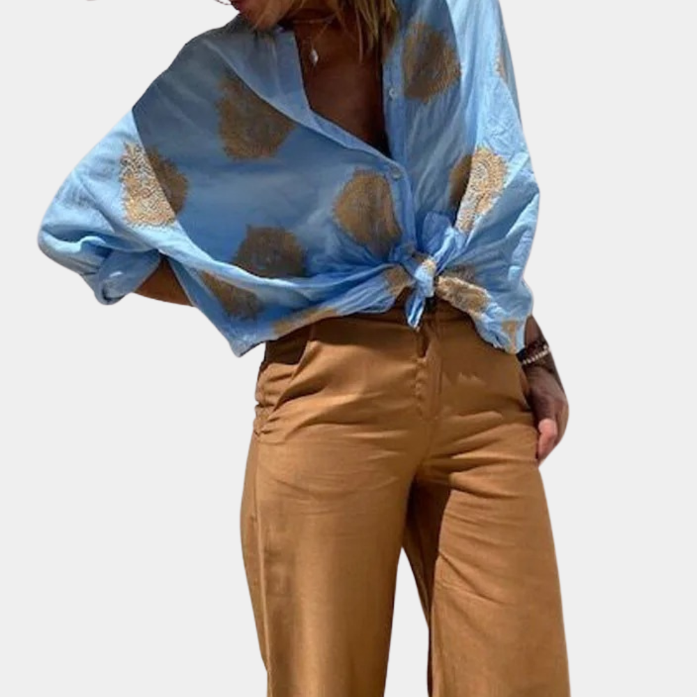 Stilvolle Damen Bluse mit langen Ärmeln