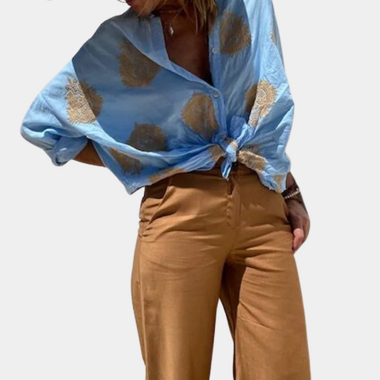 Stilvolle Damen Bluse mit langen Ärmeln