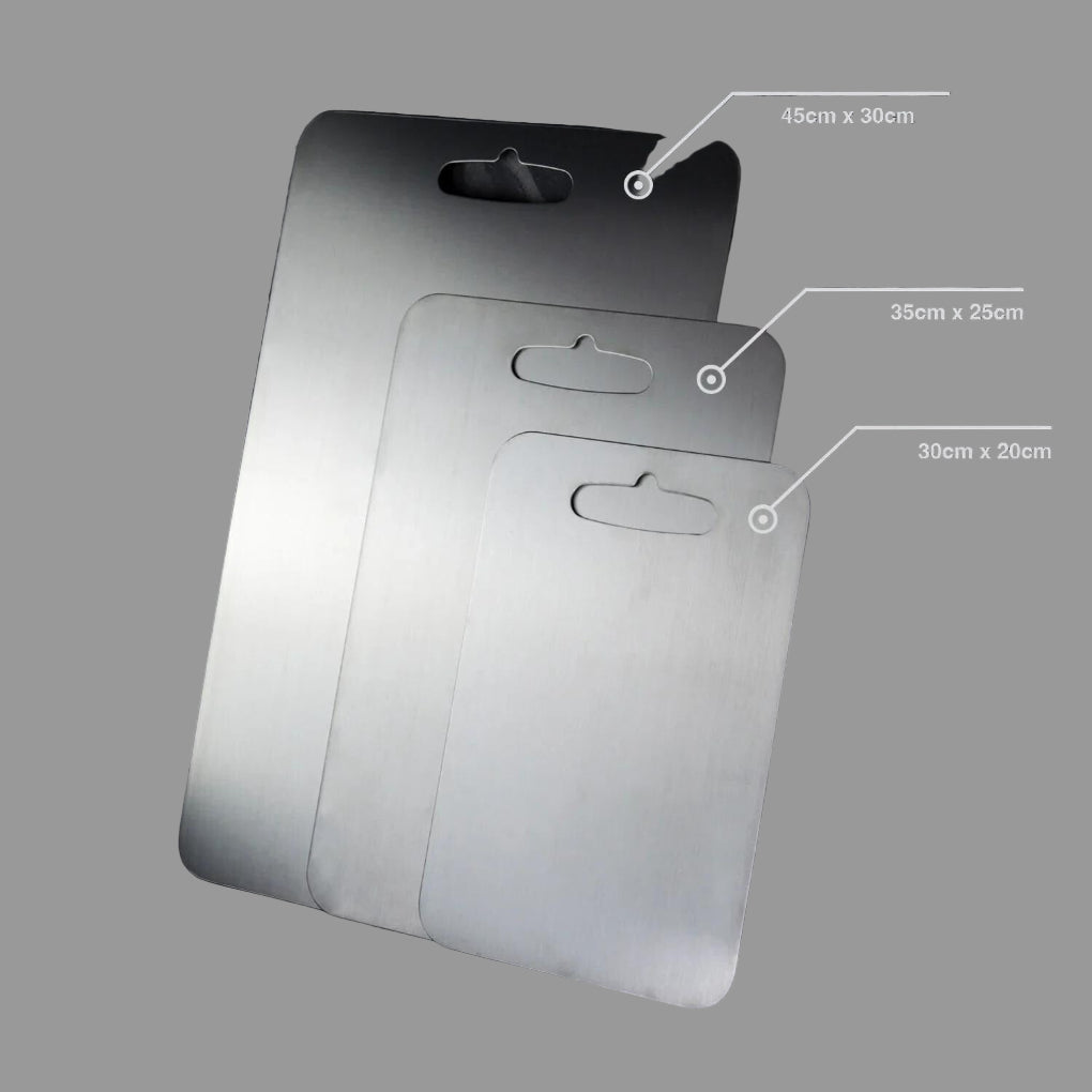 GESUNDE KÜCHE – Titan Küchenbrett ohne BPA und Mikroplastik 0