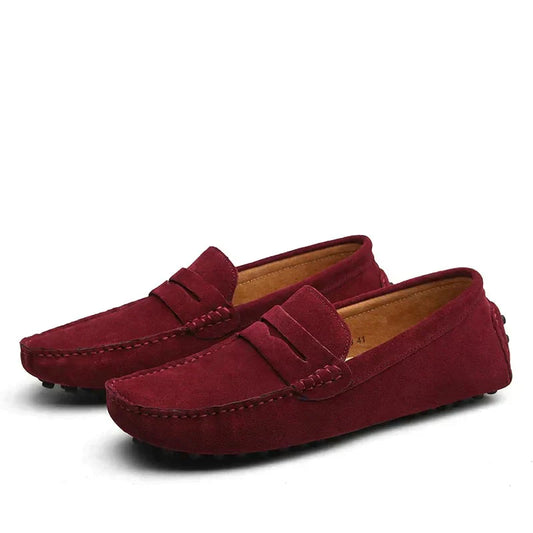 Wildleder-Loafer im italienischen Stil für Herren