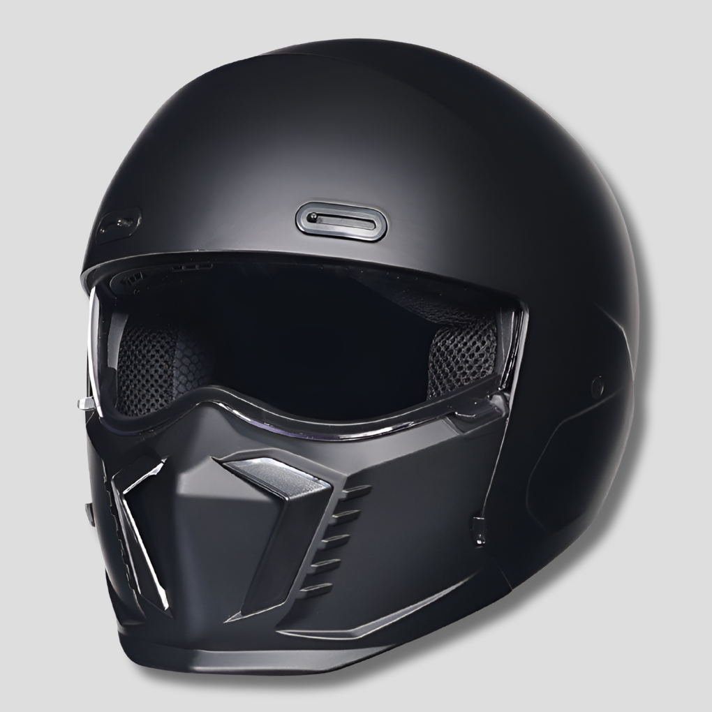 Motorcycle helmet – DOT and ECE approved, timeless look