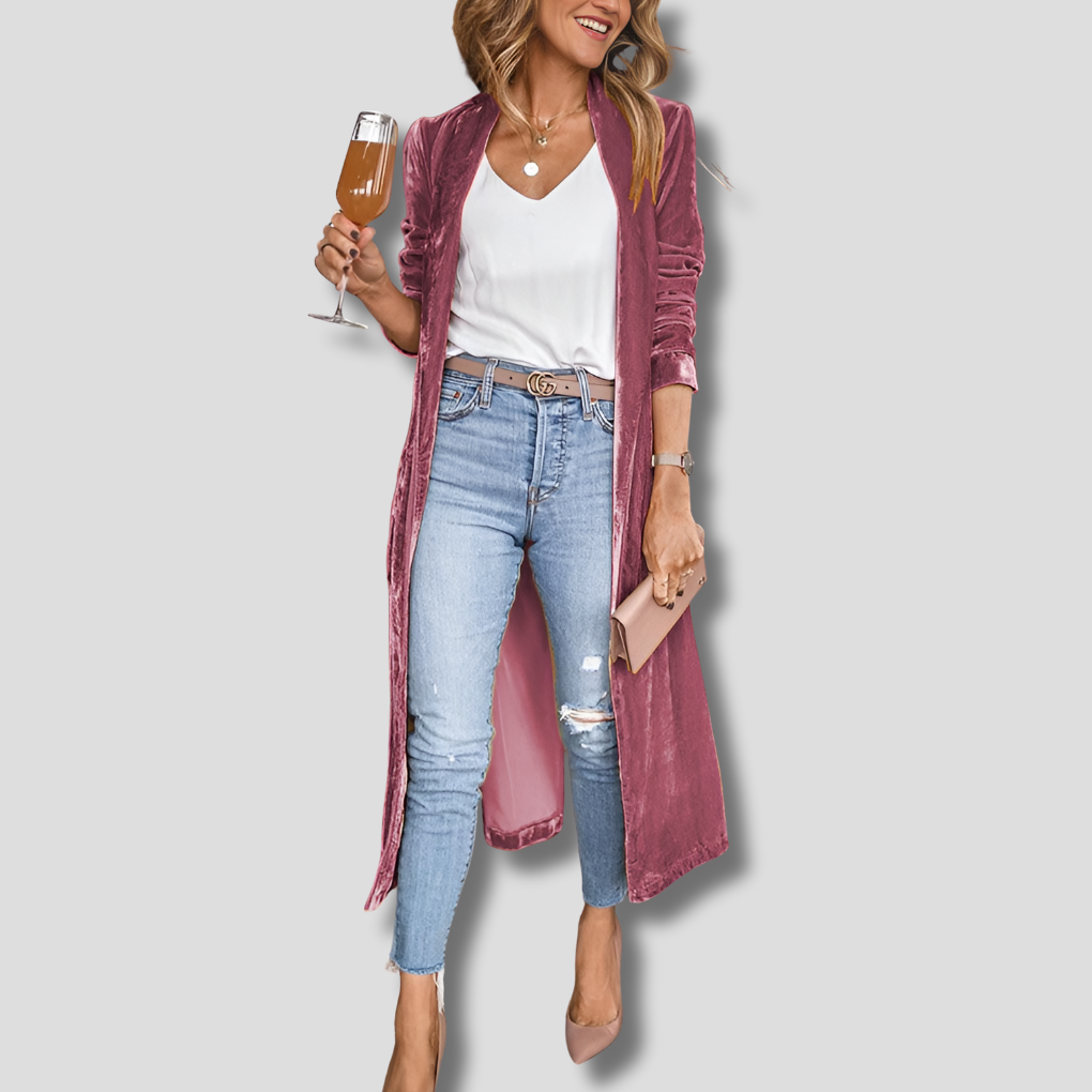 Langer Duster-Cardigan für Damen