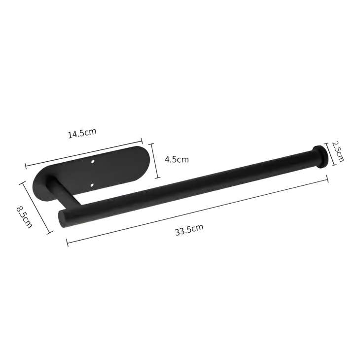 Moderner, minimalistischer Toilettenpapierhalter aus Edelstahl