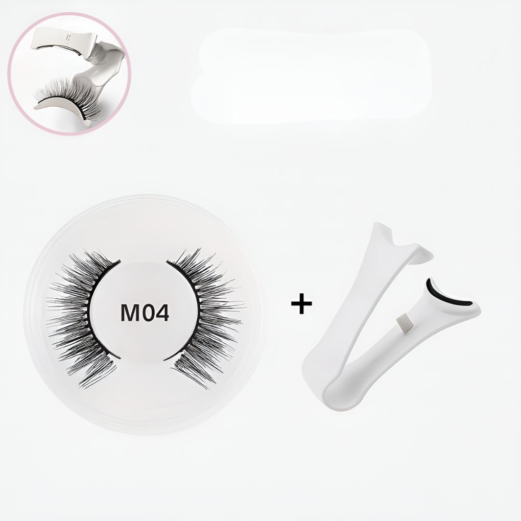 Wiederverwendbares magnetisches Wimpern- und Pinzettenset