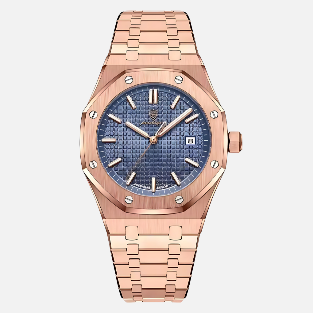 Elegante Herrenuhr aus Edelstahl