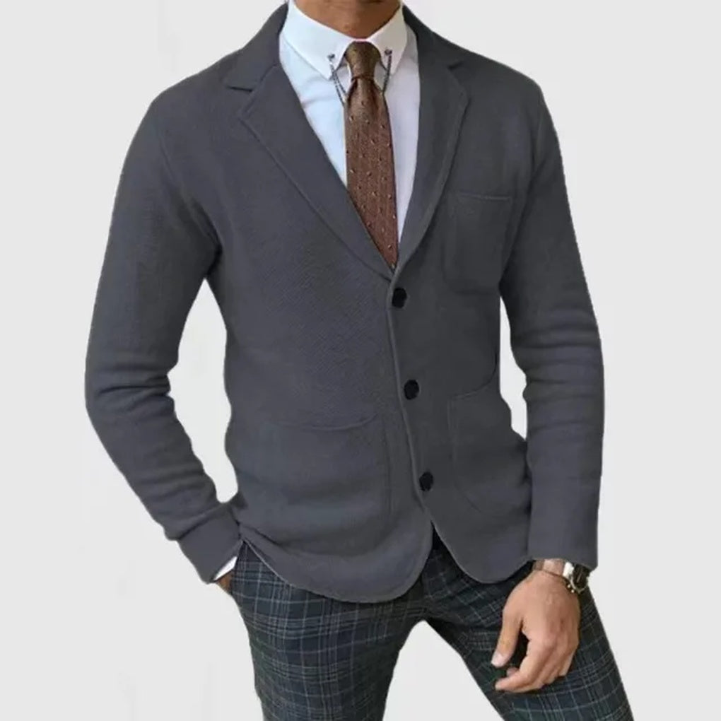 Herren-Strickblazer – Raffinierter Stil