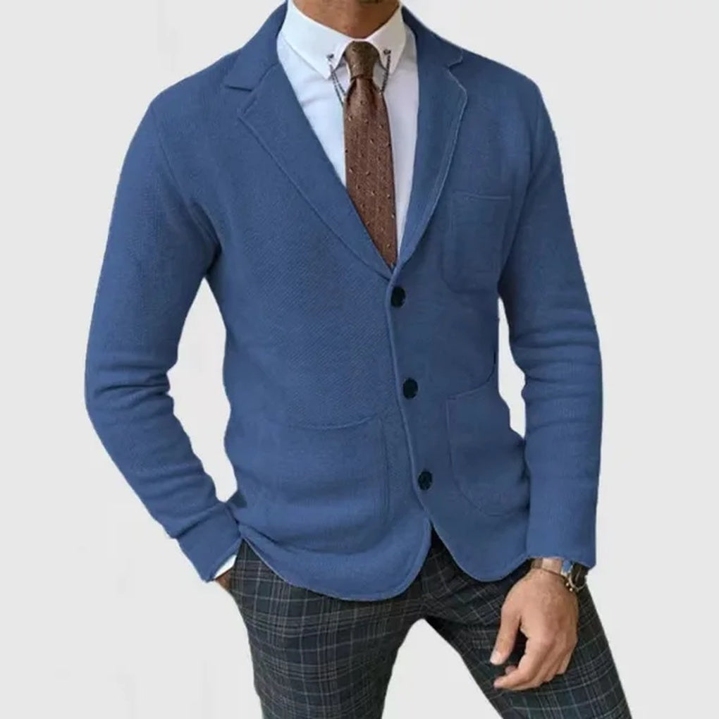 Herren-Strickblazer – Raffinierter Stil