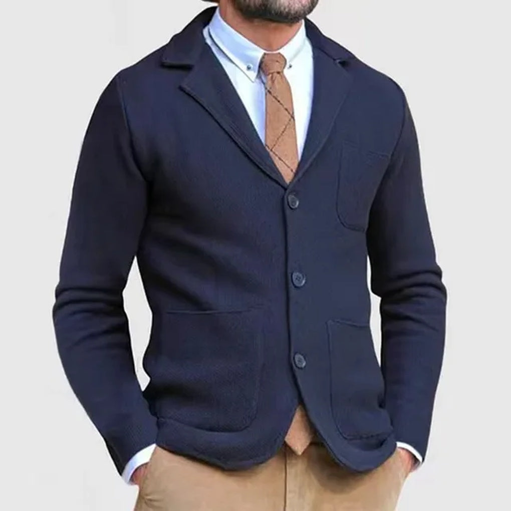 Herren-Strickblazer – Raffinierter Stil
