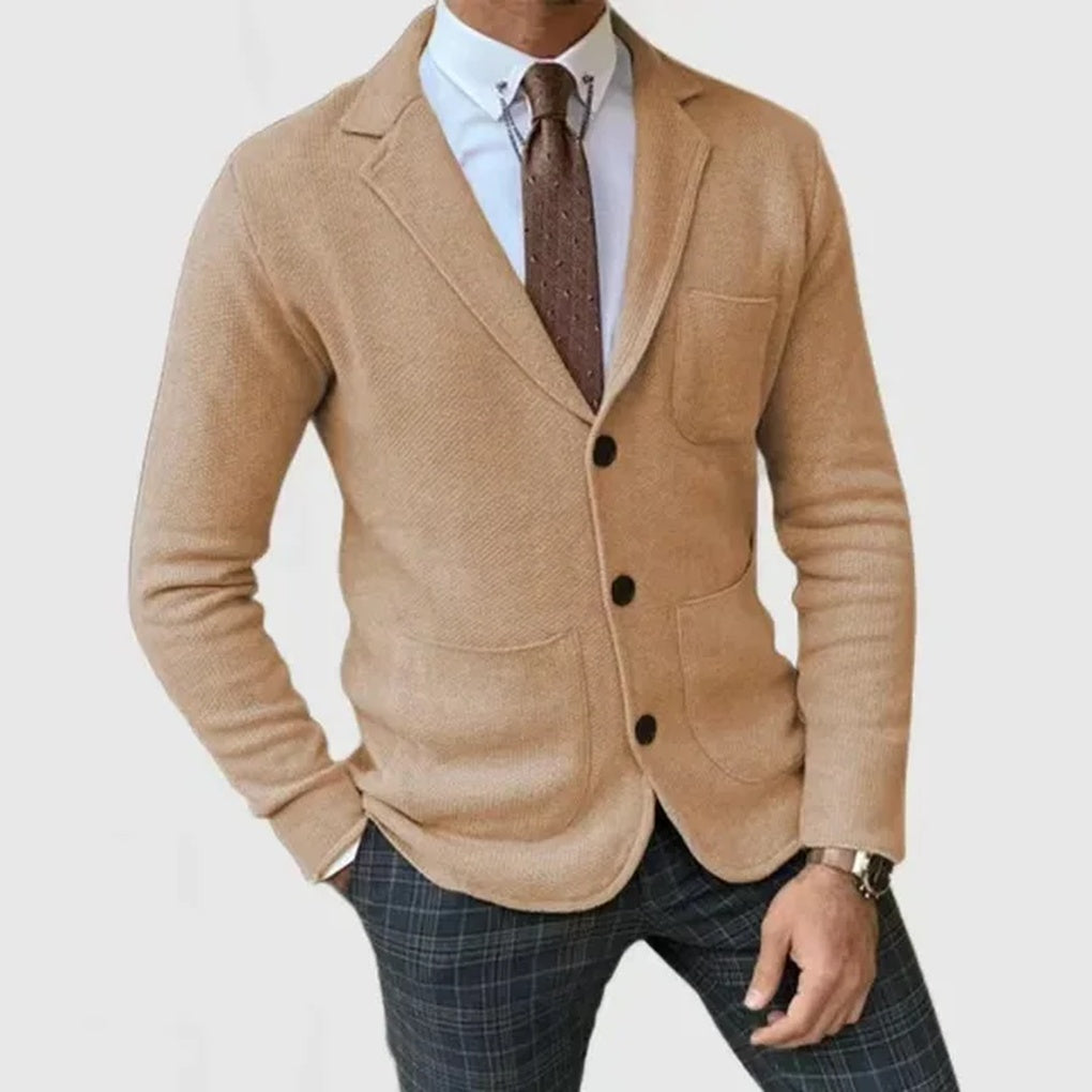 Herren-Strickblazer – Raffinierter Stil