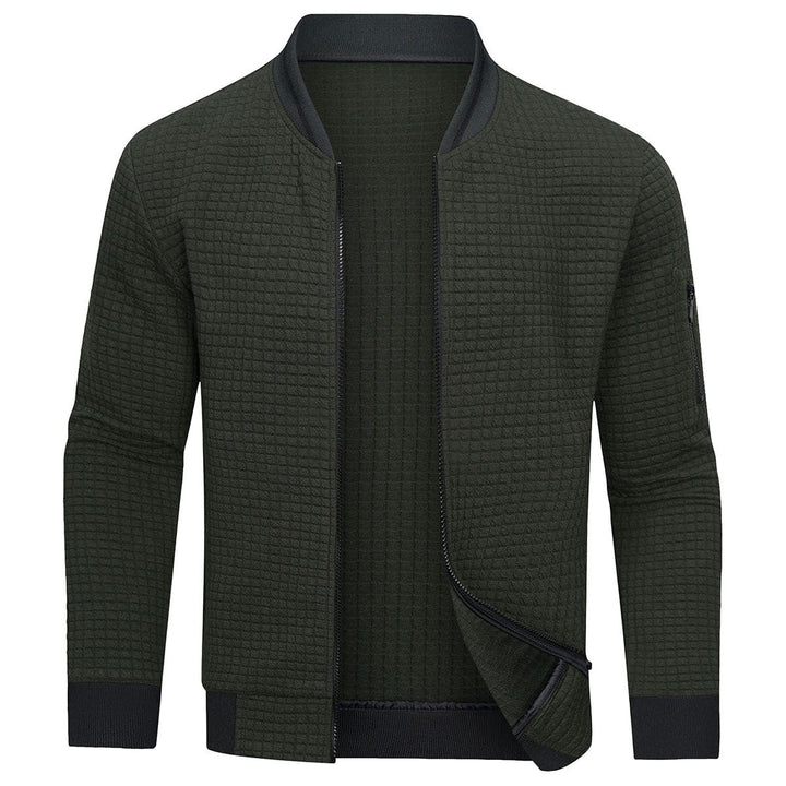 Komfortabler Herrenpullover mit Reißverschluss