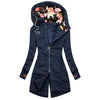 Stylische Reißverschlussjacke mit Kapuze für Damen