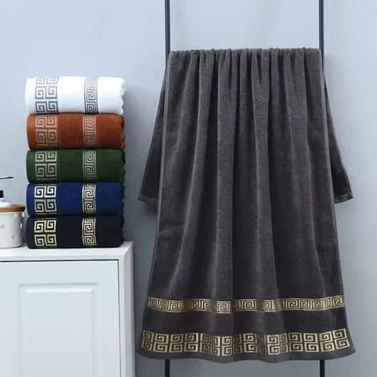 2-teiliges Baumwoll-Handtuchset für luxuriösen Komfort