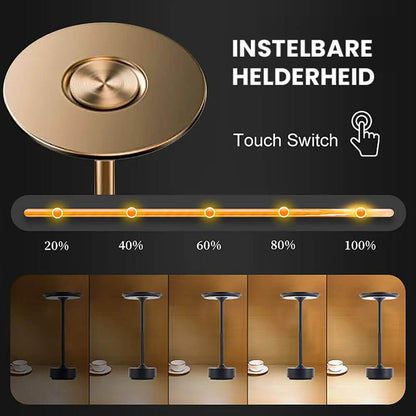 Kabellose wiederaufladbare LED-Tischlampe