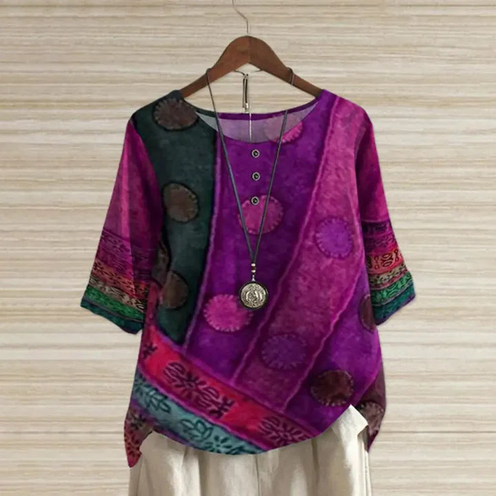 Top mit Rundhalsausschnitt