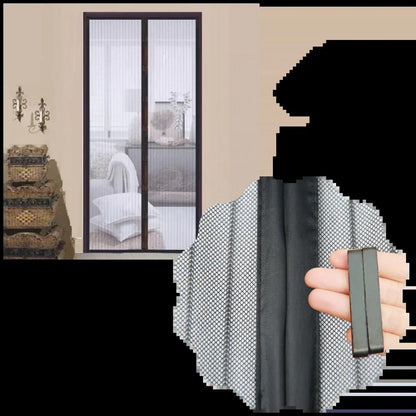 Magnetische Fliegengittertür – Freihändiger Insektenschutz