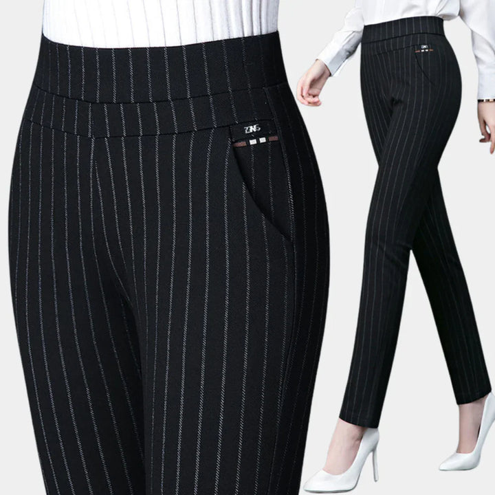 Bequeme Stretchhose mit hoher Taille