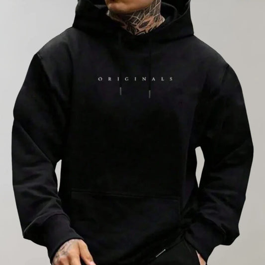 Stylischer Herren Hoodie mit Kapuze und praktischer Tasche