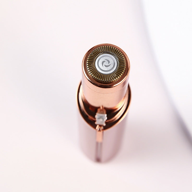 Schmerzfreier Gesichtshaarentferner mit integriertem Licht