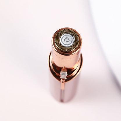 Schmerzfreier Gesichtshaarentferner mit integriertem Licht