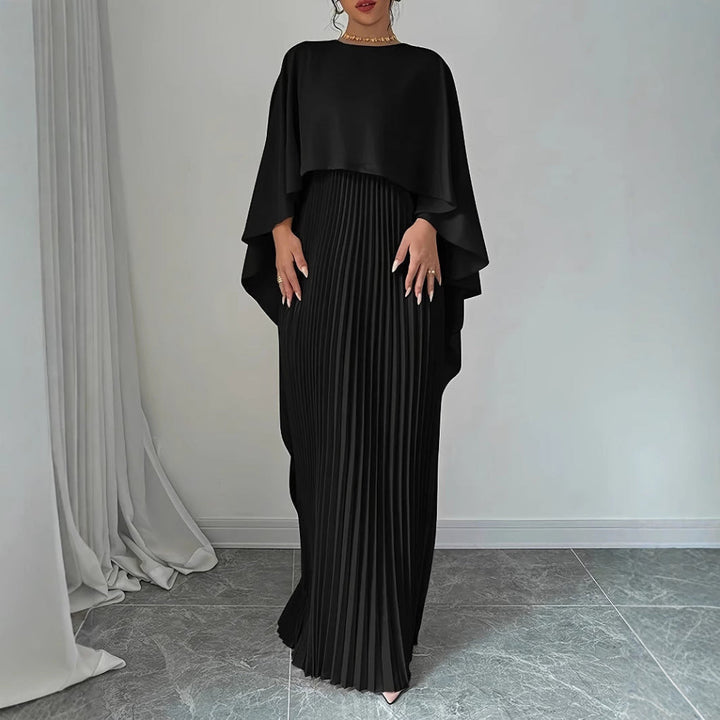 Maxikleid mit hohem Halsausschnitt für Damen