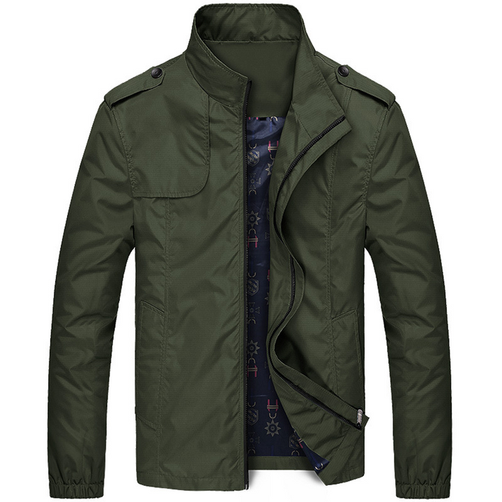 Stilvolle Herren-Sommerjacke mit Stehkragen